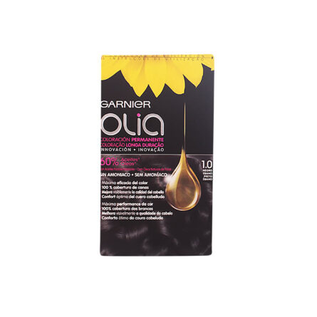 Garnier Olia Permanent Coloring 1,0 Black Ebony - Image 1