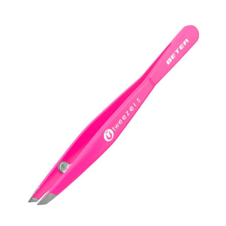 Beter Tweezers Magnetic Slanted Tip Pink - Image 1