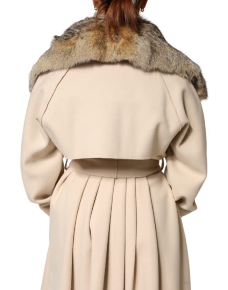 Brown Fur Shoulder Collar Neck Wrap Scarf - Image 5