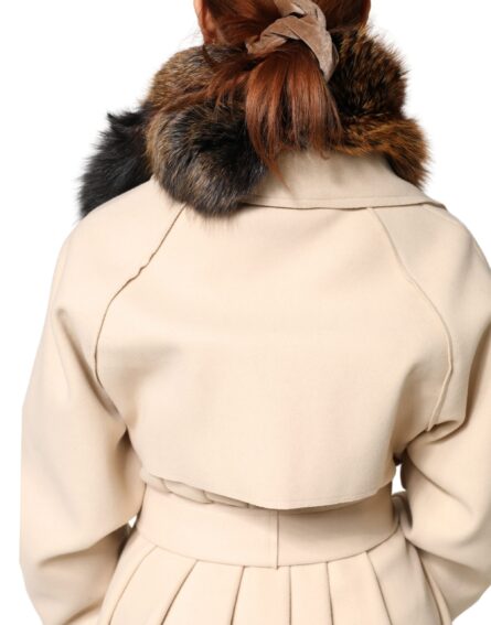 Brown Red Fox Fur Neck Warmer Winter Scarf - Image 5