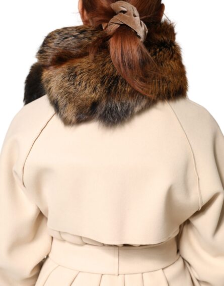 Brown Red Fox Fur Neck Warmer Winter Scarf - Image 6