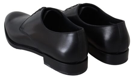 Black Leather SARTORIA Hand Made Shoes - Image 4