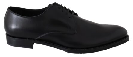 Black Leather SARTORIA Hand Made Shoes - Image 5