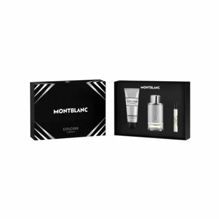 Montblanc Explorer Platinum Eau De Perfume Spray 100ml Set 3 Pieces - Image 1