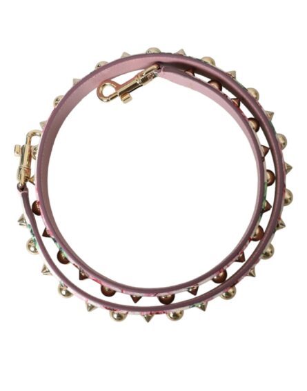 Pink Floral Handbag Accessory Shoulder Strap - Image 3