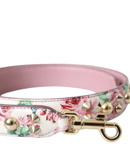 Pink Floral Handbag Accessory Shoulder Strap - Image 5