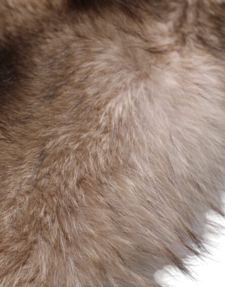 Brown Frost Fox Fur Neck Warmer Winter Scarf - Image 7