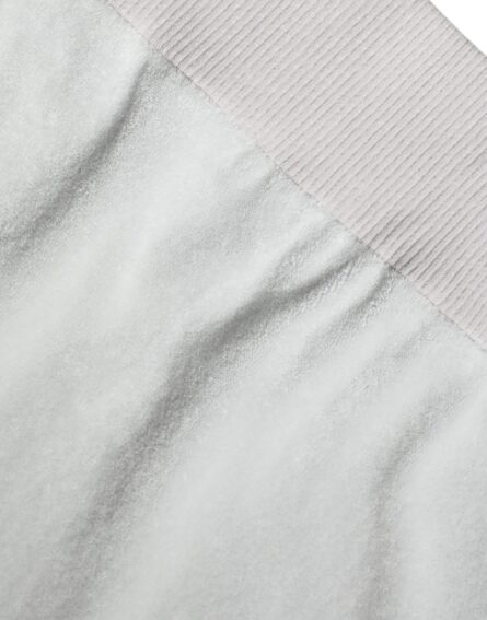 White Nylon Stretch Crew Neck Pullover Sweater - Image 6