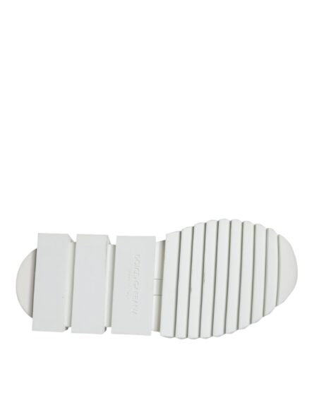 White Mesh Sorrento Trekking Sneakers Shoes - Image 5
