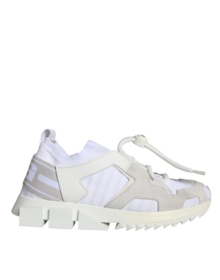 White Mesh Sorrento Trekking Sneakers Shoes - Image 6
