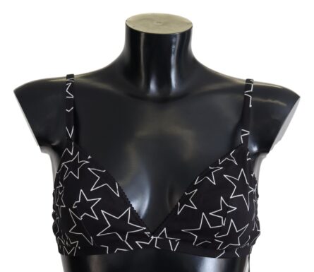Black Millennials Star Non Wire Cotton Bra Underwear - Image 4