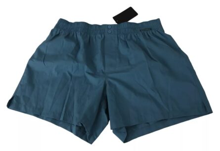 Blue Cotton Regular Boxer Shorts Underwear - Image 3