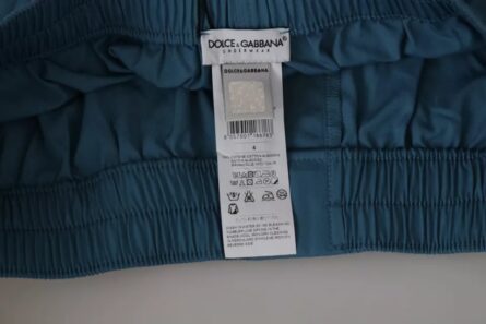 Blue Cotton Regular Boxer Shorts Underwear - Image 4