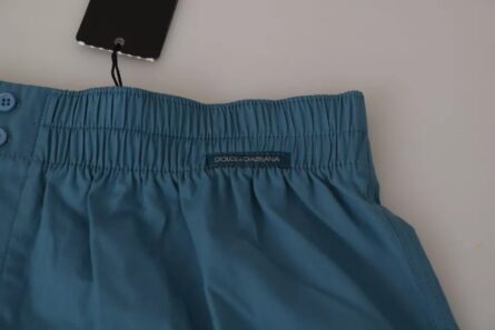Blue Cotton Regular Boxer Shorts Underwear - Image 5