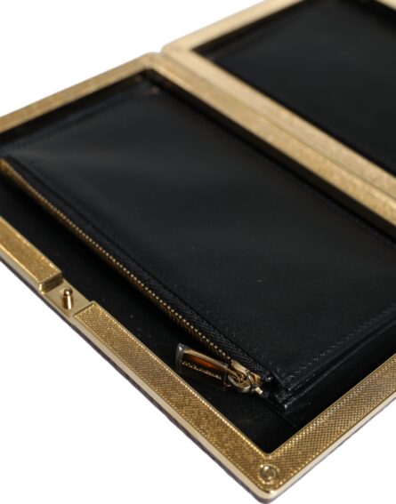 Maroon Leather Clutch Evening Crossbody Bag - Image 6