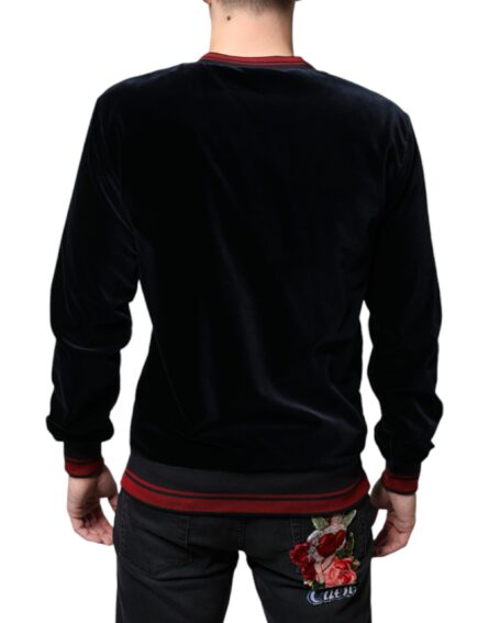 Multicolor Jacquard Crew Neck Sweatshirt Sweater - Image 4