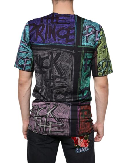 Multicolor Graphic Print Cotton T-shirt - Image 4