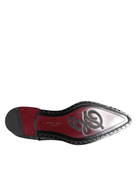 Silver Polyurethane Derby Formal Dress Shoes - Image 7