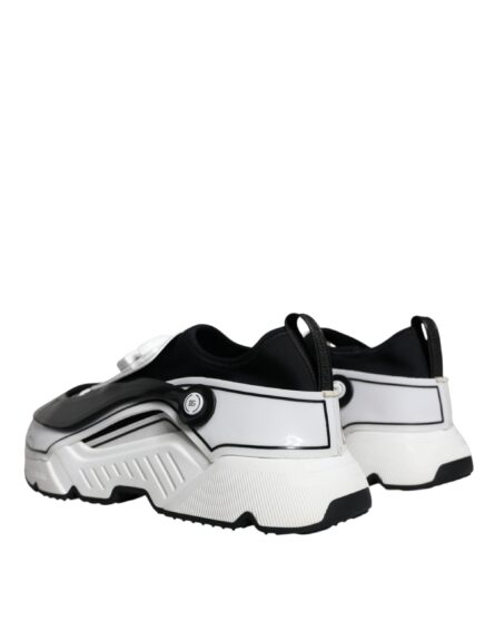 White Black Logo Plaque Daymaster Sneakers Shoes - Image 3