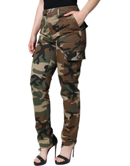 Multicolor Camouflage Cargo Pants - Image 3