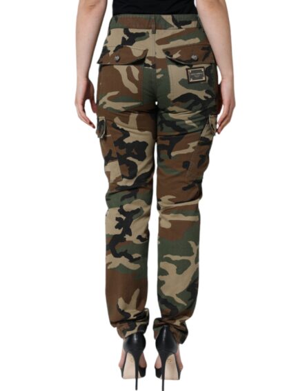 Multicolor Camouflage Cargo Pants - Image 4