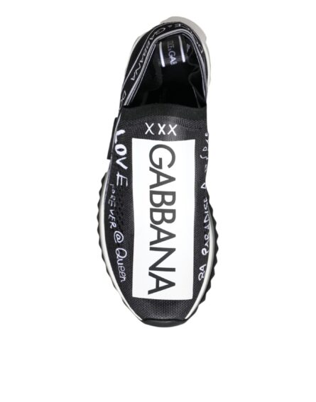 Black White Sorrento Low Top Sneakers Shoes - Image 5