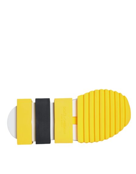 Yellow Sorrento Crystals Low Top Sneakers Shoes - Image 8