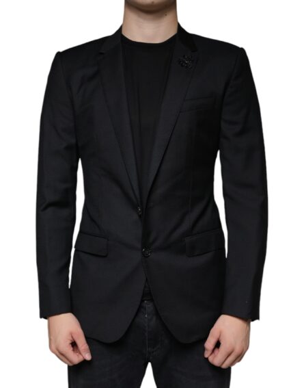Black MARTINI Bee Single Breasted Blazer - Image 2
