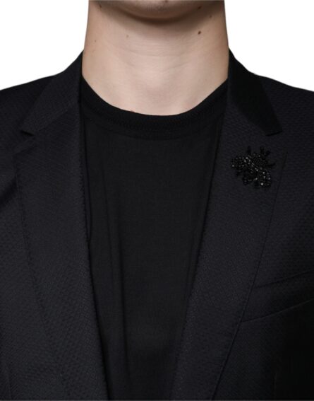 Black MARTINI Bee Single Breasted Blazer - Image 5