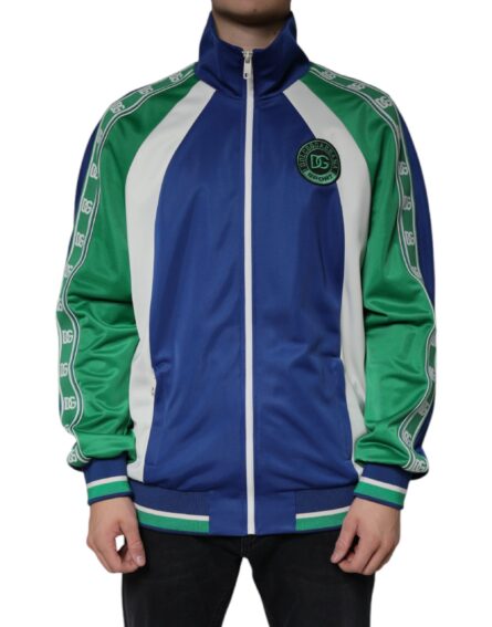 Multicolor Polyester Full Zip Bomber Jacket - Image 2