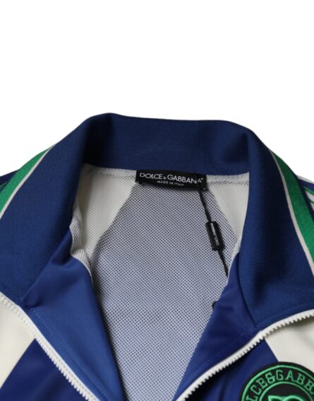 Multicolor Polyester Full Zip Bomber Jacket - Image 8