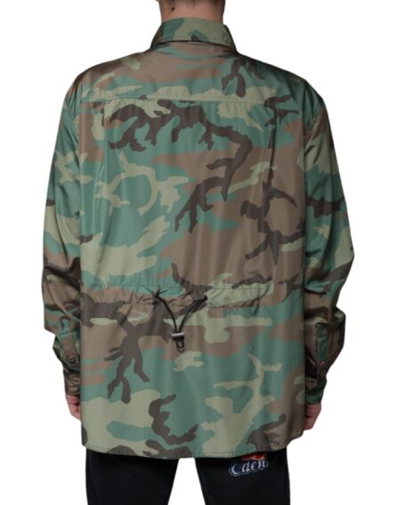 Multicolor Camouflage Button Down Shirt - Image 4