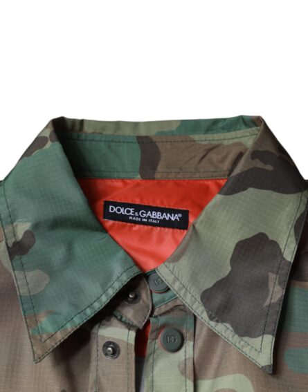 Multicolor Camouflage Button Down Shirt - Image 7