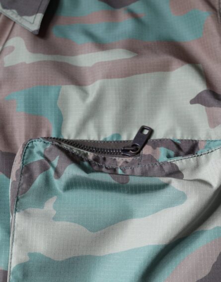 Multicolor Camouflage Button Down Shirt - Image 8