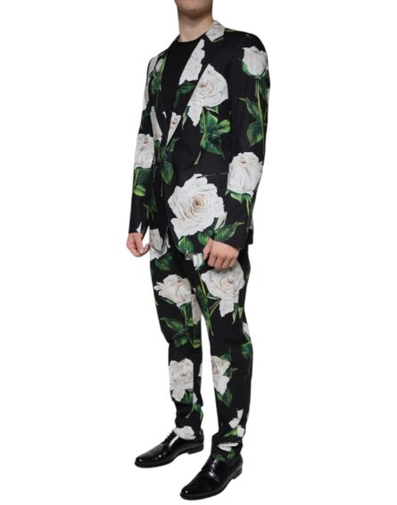 Black Rose Cotton Men Formal 2 Piece Suit - Image 3