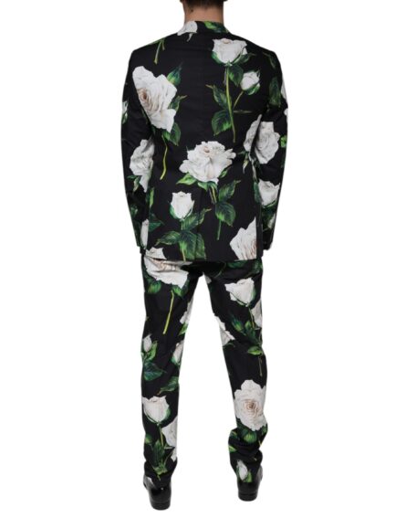 Black Rose Cotton Men Formal 2 Piece Suit - Image 4