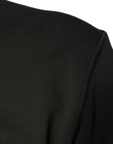 Army Green DG Crown Crew Neck Pullover Sweater - Image 6