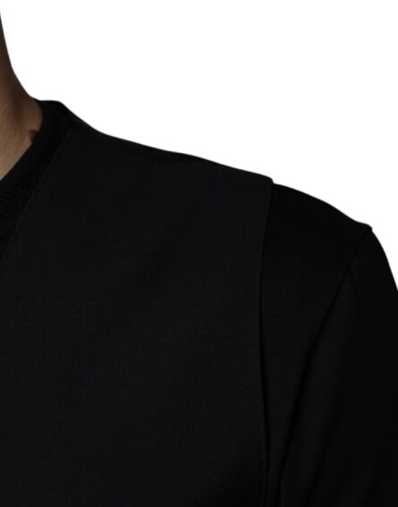 Black Wool Formal Dress Men Waistcoat Vest - Image 6