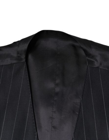 Black Leather Waistcoat Dress Formal Vest - Image 7