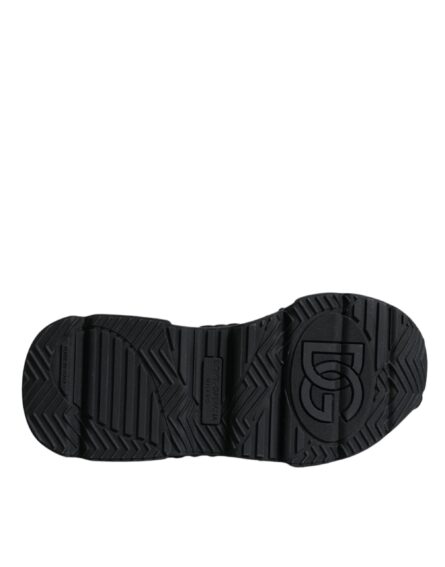 Black Knitted Daymaster Sneakers Shoes - Image 8