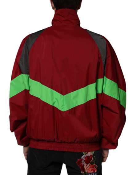 Multicolor Nylon Full Zip Windbreaker Jacket - Image 4