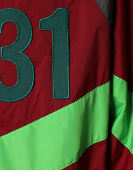 Multicolor Nylon Full Zip Windbreaker Jacket - Image 6