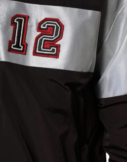 Multicolor Full Zip Jersey Men Bomber Jacket - Image 6