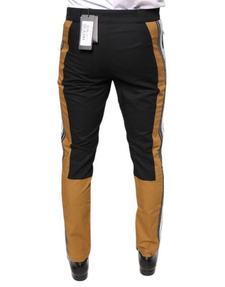 Multicolor Stripe Skinny Cotton Pants - Image 4