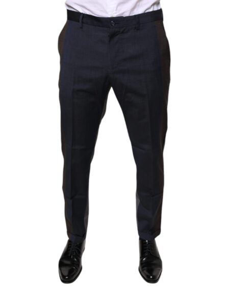 Black Cotton Wool Formal Dress Pants - Image 2