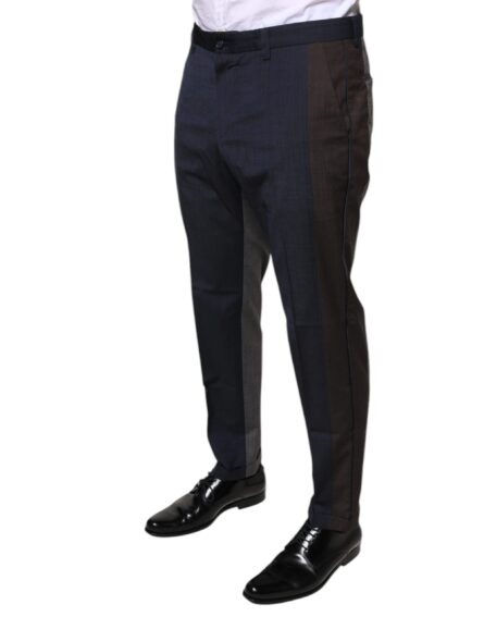 Black Cotton Wool Formal Dress Pants - Image 3