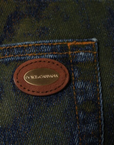 Blue Cotton Dye Slim Fit Men Denim Jeans - Image 6