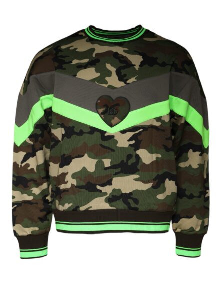 Multicolor Camouflage Sweatshirt Sweater - Image 2
