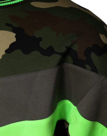 Multicolor Camouflage Sweatshirt Sweater - Image 4