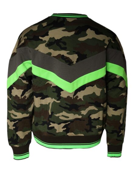 Multicolor Camouflage Sweatshirt Sweater - Image 5